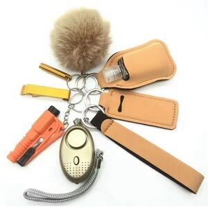 Safety Keychain Full Set, Self Defense Security